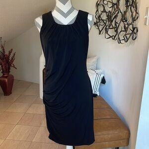 Calvin Klein Classic Black Sleeveless Sheath Dress